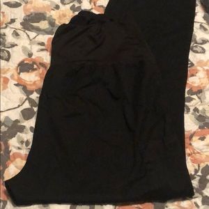 2 pairs Black maternity scrub pants